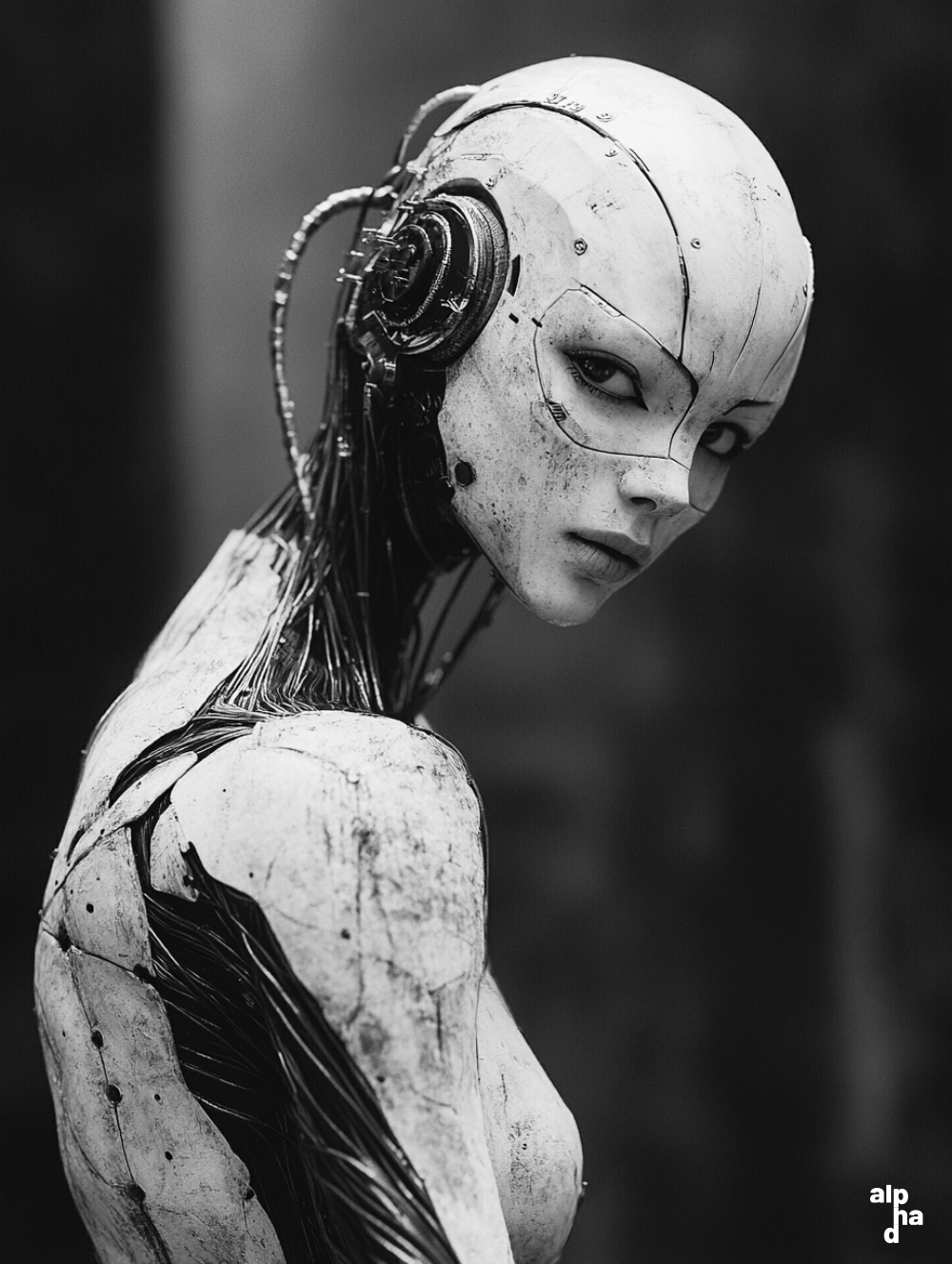 genetically modified humanoids // gm001.1 / AI generated visual by APB