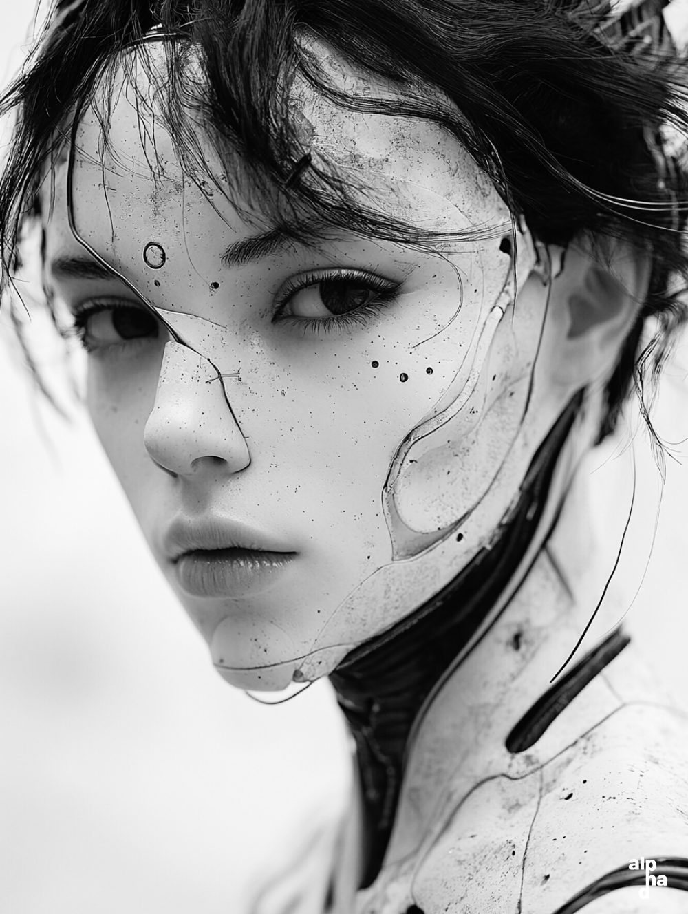 genetically modified humanoids // gm001.5 / AI generated visual by APB