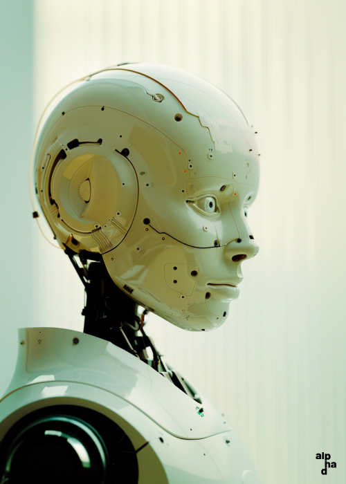 Robot // 001.2 / AI generated visual by APB