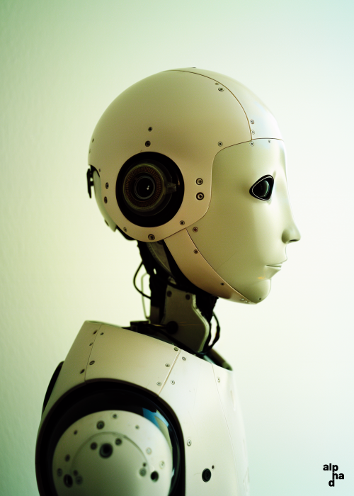 Robot // 001.1 / AI generated visual by APB