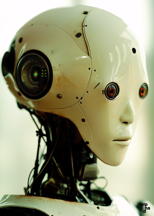 Robot // 001.7 / AI generated visual by APB