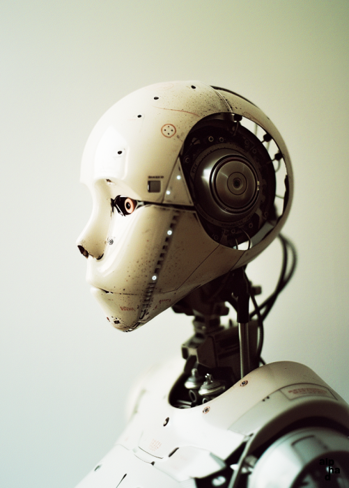 Robot // 001.10 / AI generated visual by APB