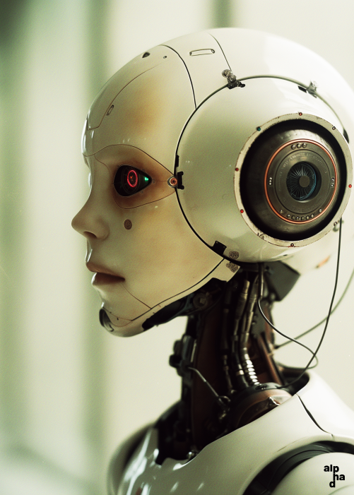 Robot // 001.11 / AI generated visual by APB