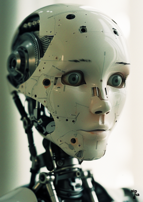Robot // 001.13 / AI generated visual by APB