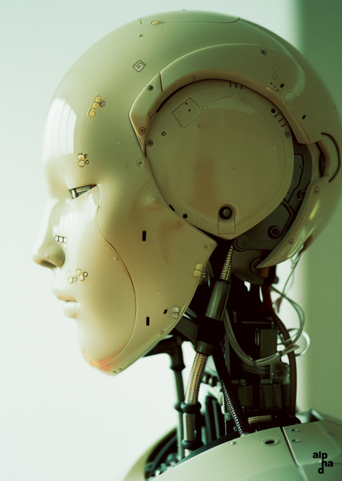 Robot // 001.14 / AI generated visual by APB