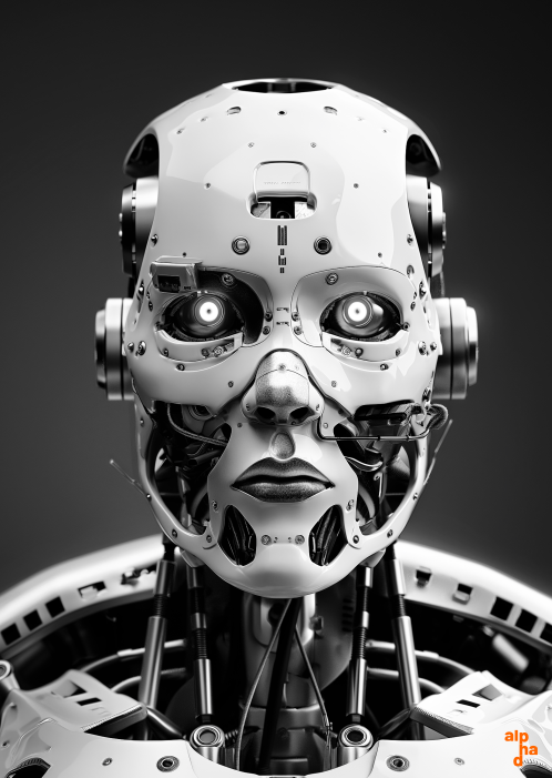 Robot // 002.1 / AI generated visual by APB