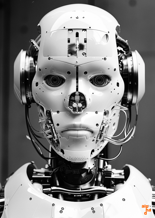 Robot // 002.9 / AI generated visual by APB