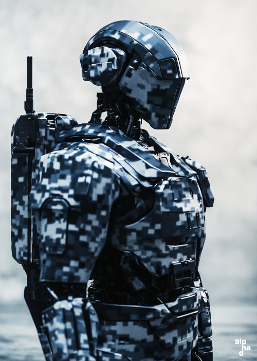 Robot // 003.1 / AI generated visual by APB