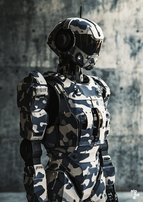 Robot // 003.2 / AI generated visual by APB