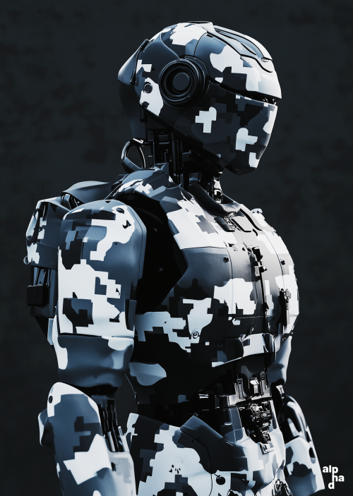 Robot // 003.3 / AI generated visual by APB