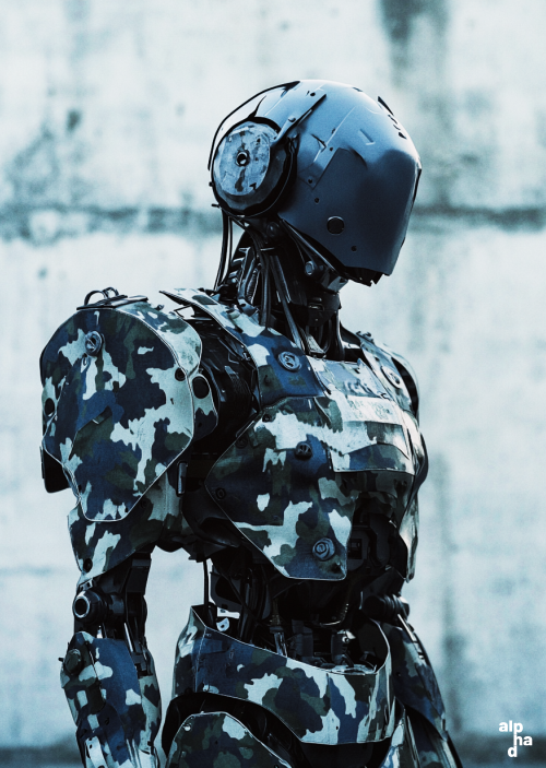 Robot // 003.5 / AI generated visual by APB