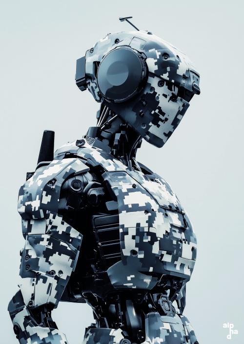 Robot // 003.9 / AI generated visual by APB