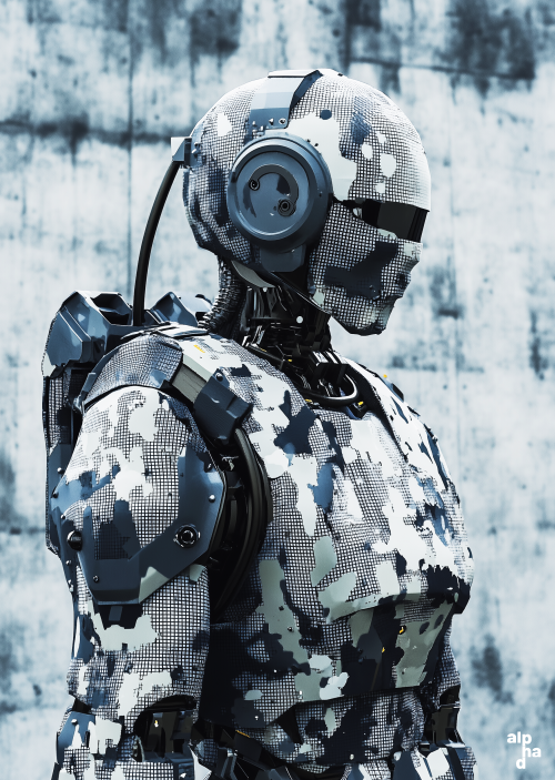 Robot // 003.13 / AI generated visual by APB
